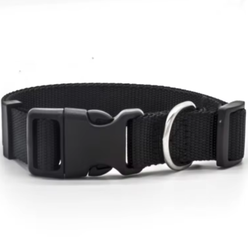 Black puppy collar