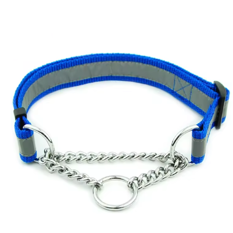 Martingale half check dog collar