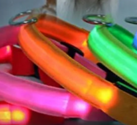 Super bright LED dog collar