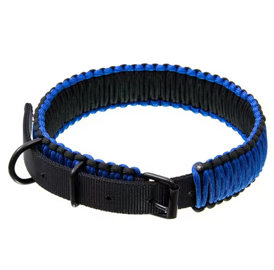 Paracord adjustable dog collar