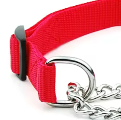 Large martingale dog collar