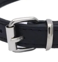 Small leather dog collar