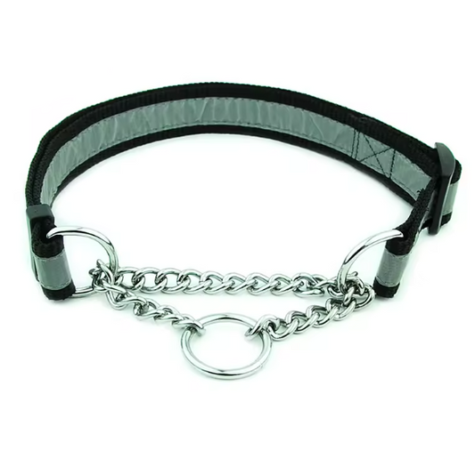 Soft martingale dog collar