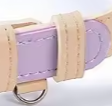 Soft leather puppy collar