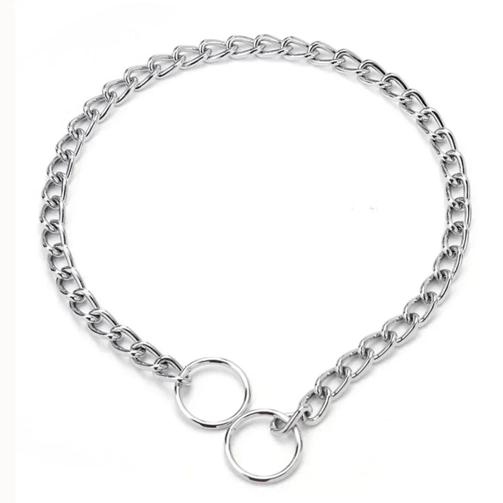 Heavy dog chain collar