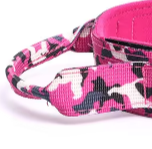 Pink camo tactical dog collar