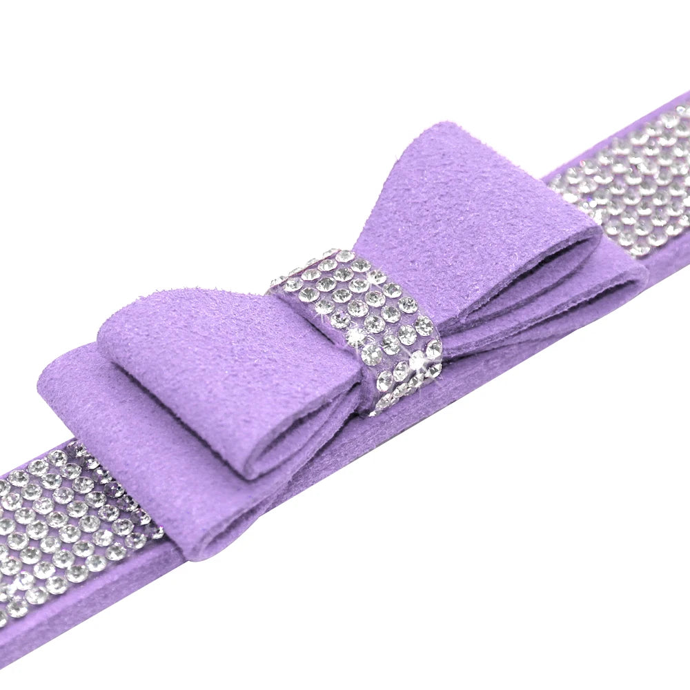 Puppy bow tie dog collar