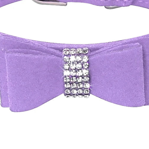 Puppy bow tie dog collar