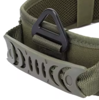 Army green dog collar