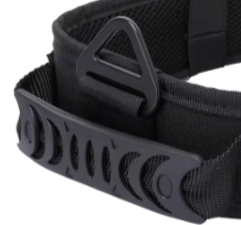 Thick black dog collar