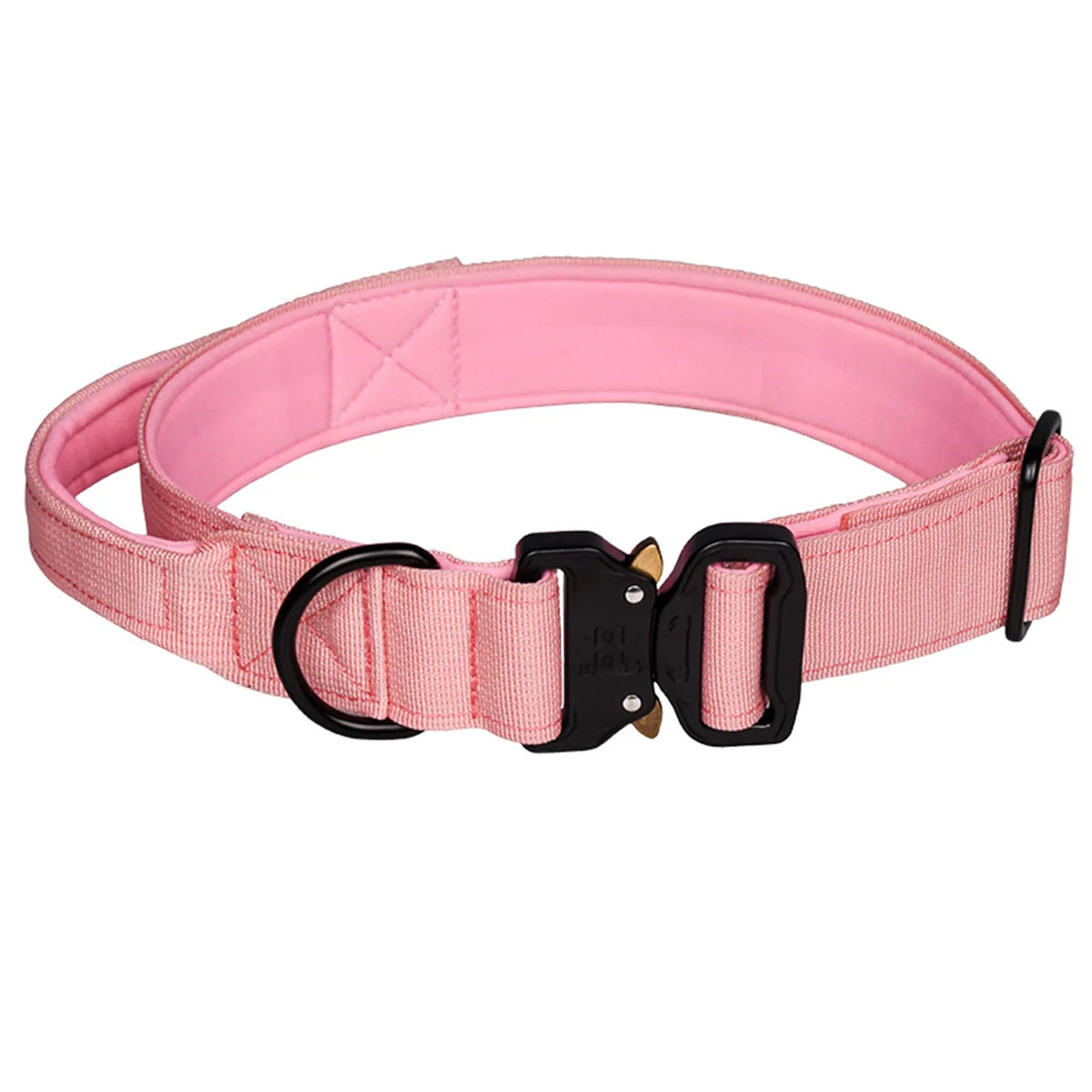 Pale pink dog collar