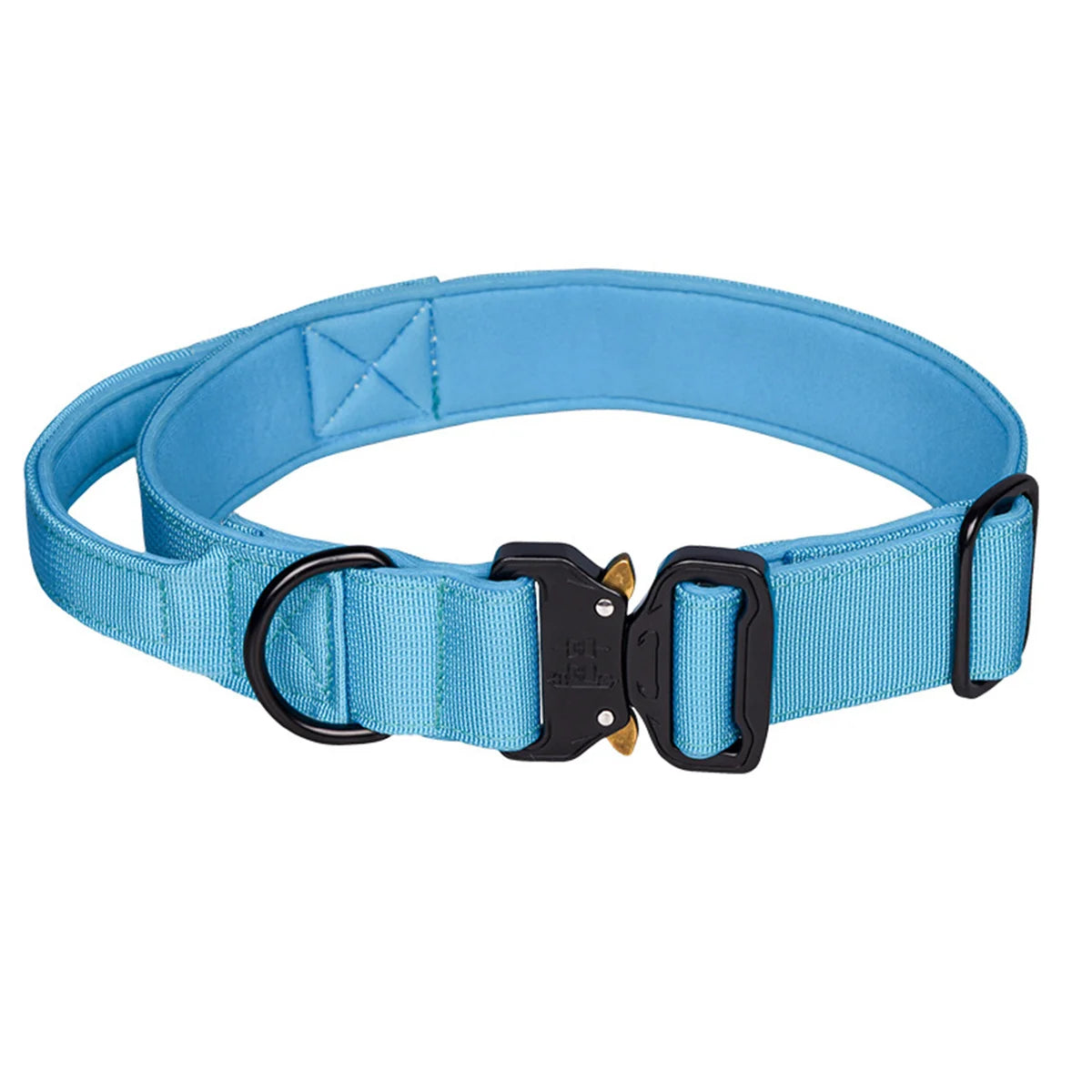 Heavy duty dog collar with handle