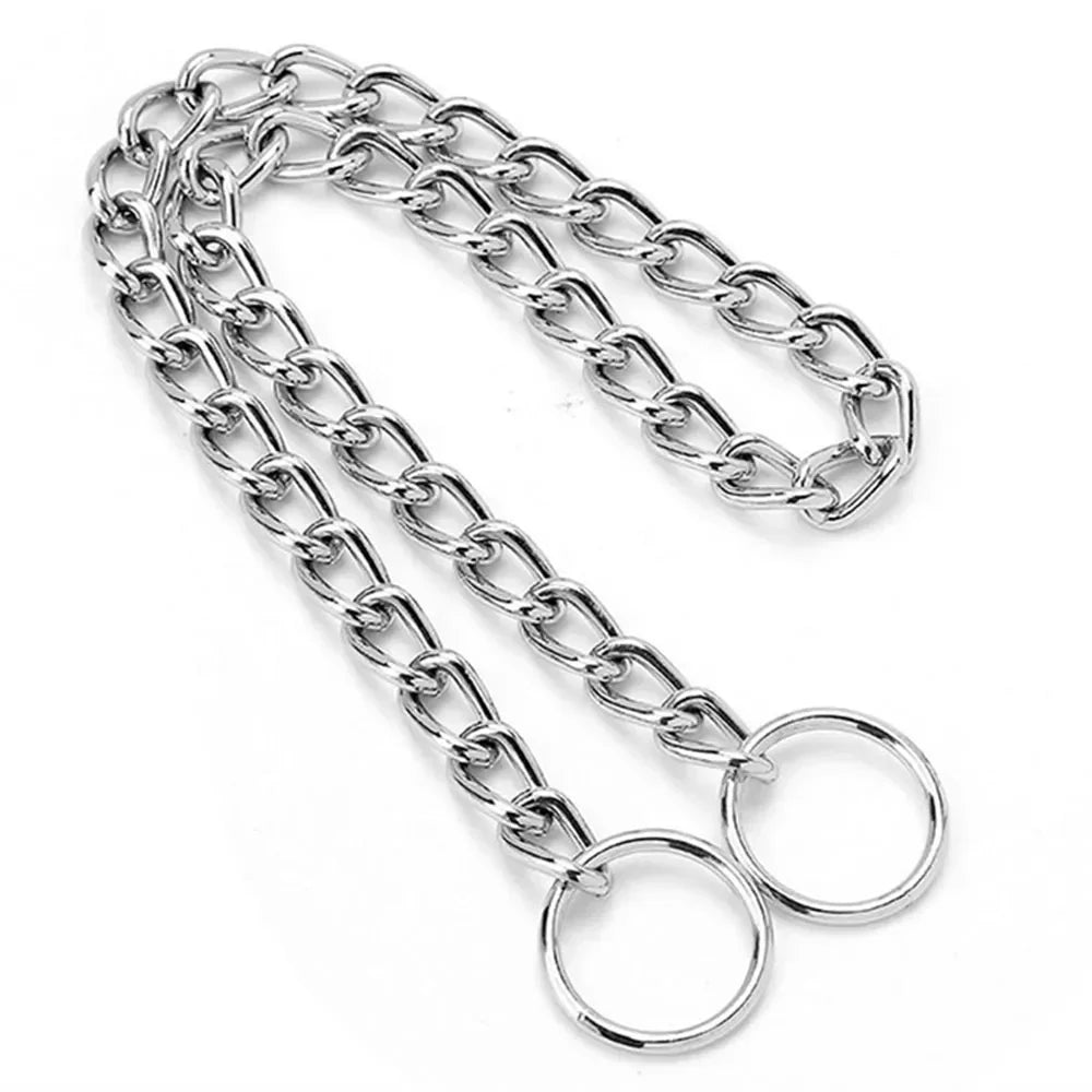 Heavy dog chain collar