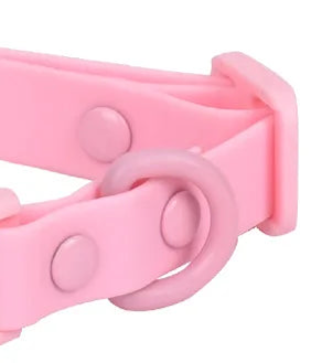 Pink small dog collar