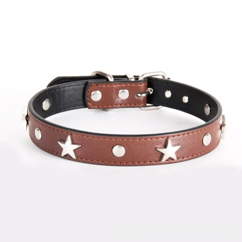 Vintage leather dog collar