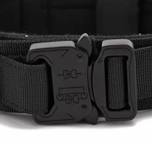 Thick black dog collar