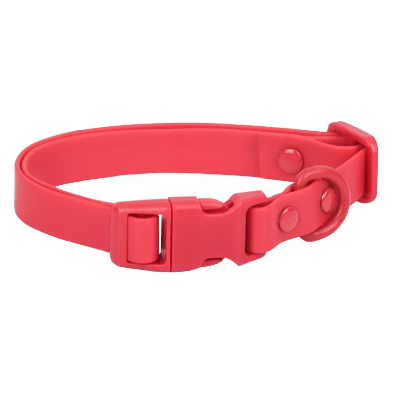 Small red dog collar