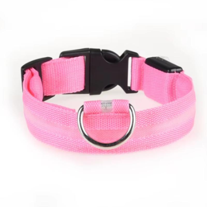 Pink puppy collar