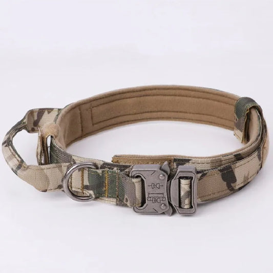 Thick tactical dog collar