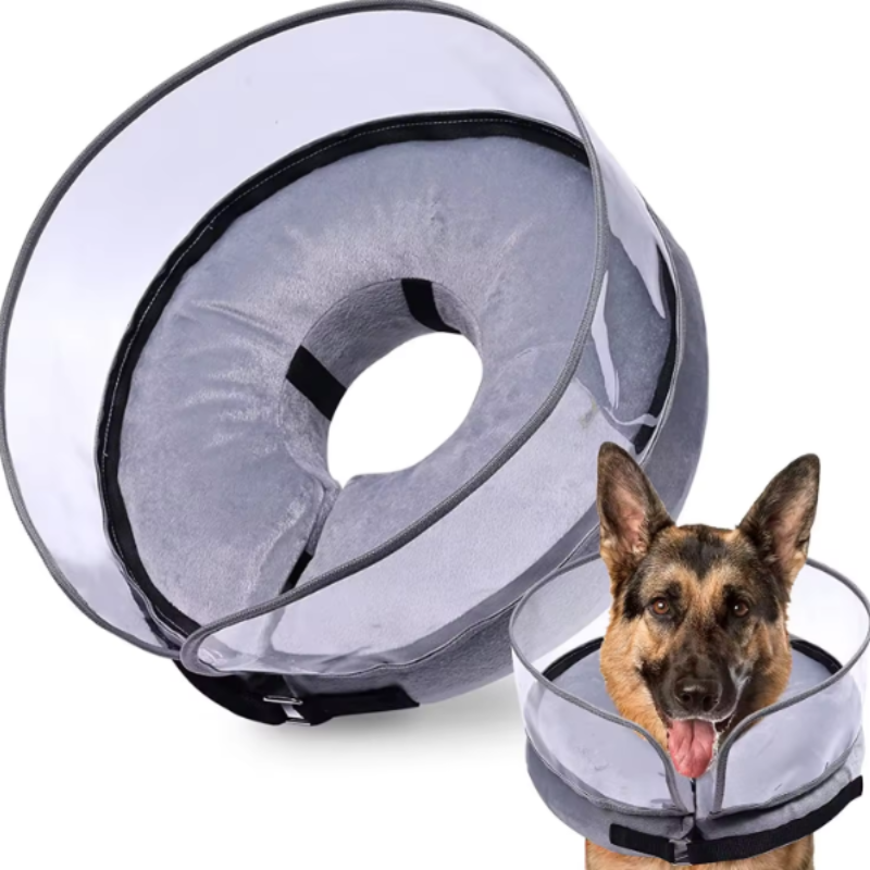 Inflatable recovery collar