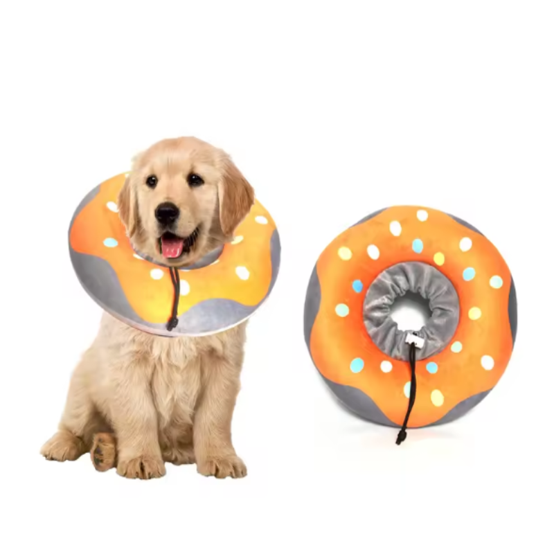 Inflatable anti-lick dog collar