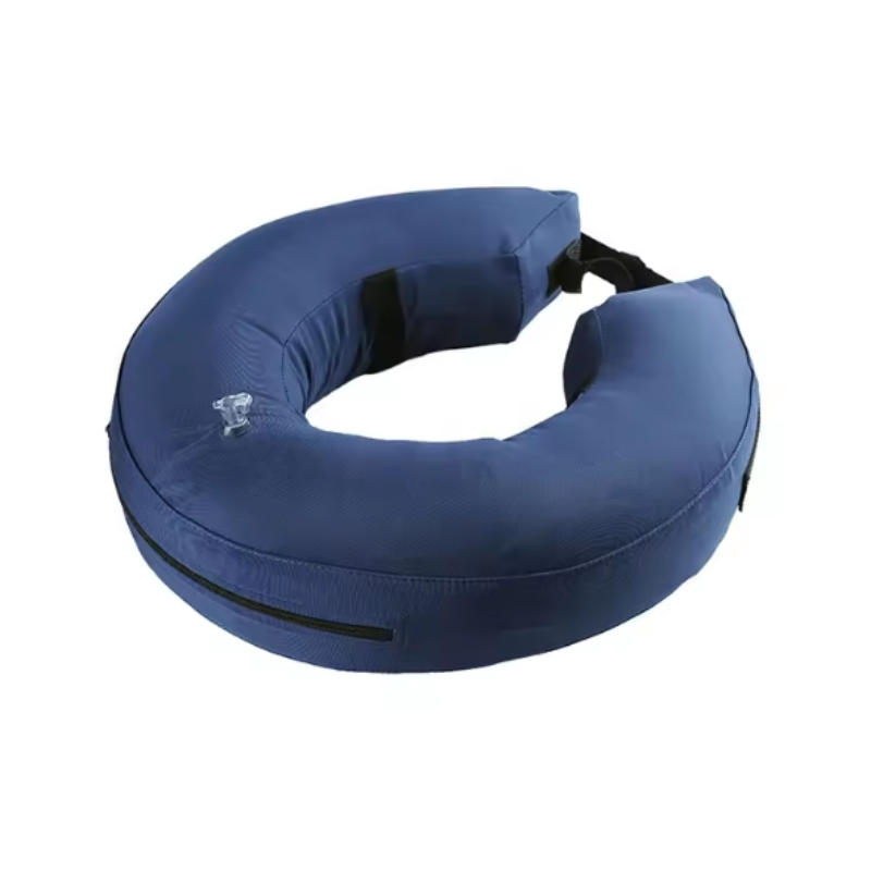 Small inflatable dog collar