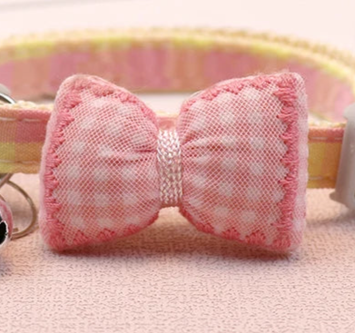 Cute pink dog collar