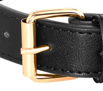 Real leather dog collar