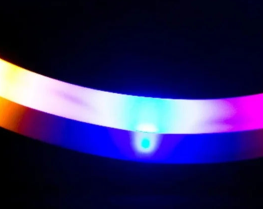 Aurora lights dog collar