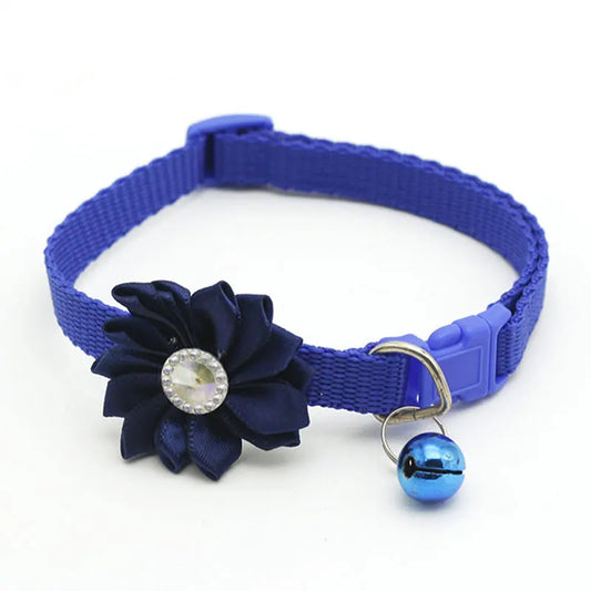 Dog flower collar wedding