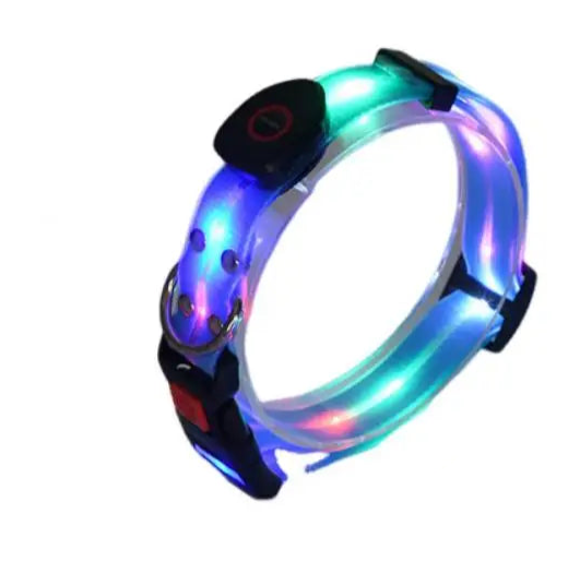 Large light up dog collar