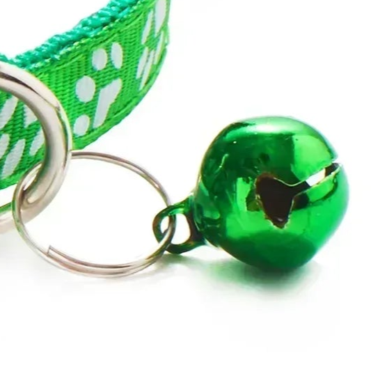 Extra small dog collar with bell