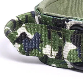 Camouflage dog collar